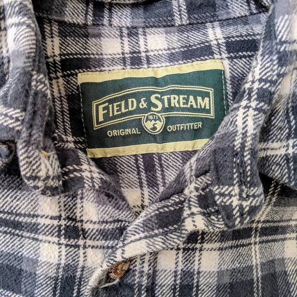 Blue Oversized Flannel - Picture 3 of 5